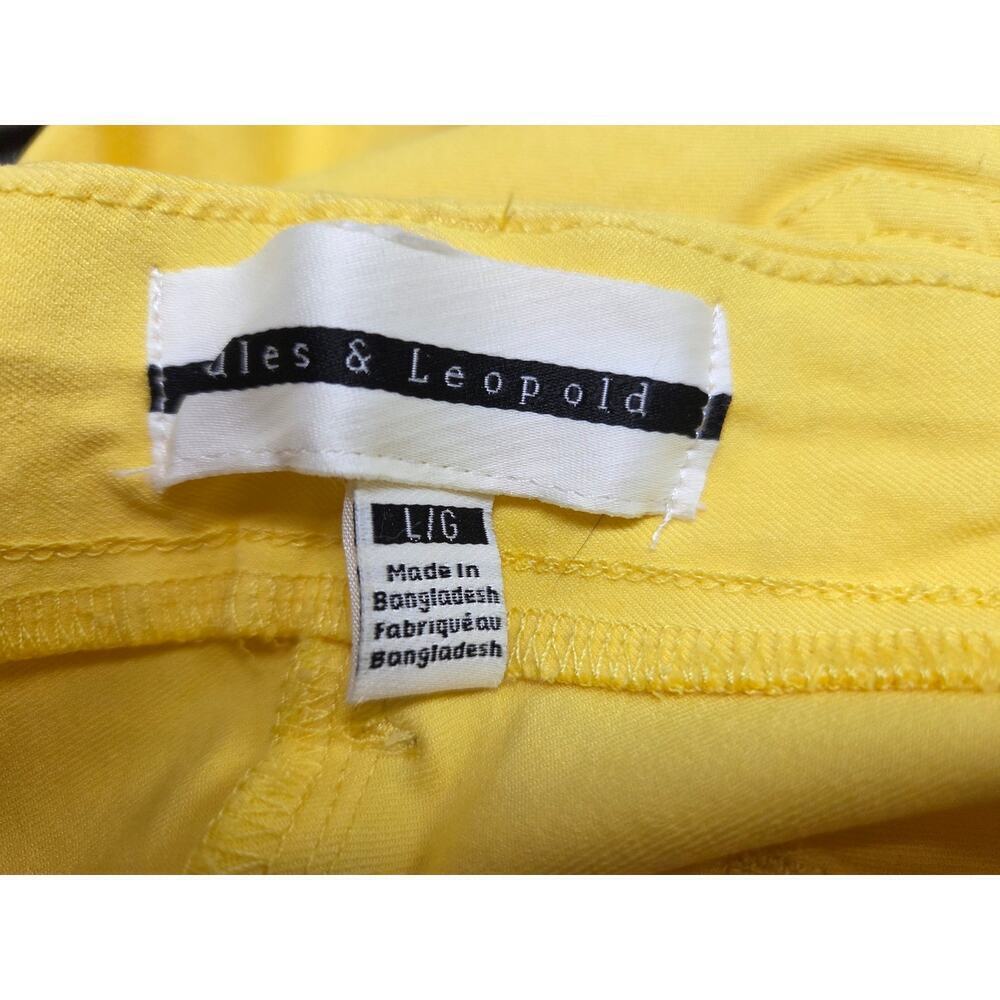 Jules & Leopold Wide Leg Cropped Pants โ 4 Patch Pockets, High Waist, NWOT - Picture 4 of 5